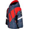 Obermeyer Boys Orb Ski Jacket, Insulated and Waterproof with Kids I-Grow System(Blue Grey Rippin)