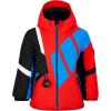 Obermeyer Boys Orb Ski Jacket, Insulated and Waterproof with Kids I-Grow System(Red)