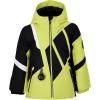 Obermeyer Boys Orb Ski Jacket, Insulated and Waterproof with Kids I-Grow System(Yellow Chameleon)
