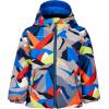 Obermeyer Girls’ Ashor Jacket (Toddler/Little Big Kid)(Grey & Blue Kaleido-slope)