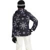 Obermeyer Rylee Print Jacket – Teen Girls(Black With White Skiflake)