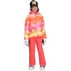 Obermeyer Rylee Print Jacket – Teen Girls(Pink Mountain Sunrise)
