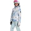 Obermeyer Rylee Print Jacket – Teen Girls(White Blue Tree Love)