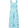 Obermeyer Snoverall Print Bib Pants – Kids Girls(Blue Skiflake)