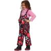 Obermeyer Snoverall Print Bib Pants – Kids Girls(Pink Mary Garden)