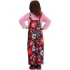Obermeyer Snoverall Print Bib Pants – Kids Girls(Pink Mary Garden)