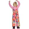 Obermeyer Snoverall Print Bib Pants – Kids Girls(Pink Passion Palette)