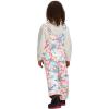 Obermeyer Snoverall Print Bib Pants – Kids Girls(White With Multi Color Skiflake)