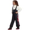Obermeyer Snoverall Stripe Bib Pants – Kids Girls(Black)
