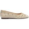 SCHUTZ Women’s Arissa Shine Ballet Flat(Oyster)