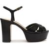 SCHUTZ Women’s Keefa Platform Dress Sandal(Black)
