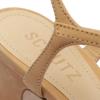 SCHUTZ Women’s Keefa Platform Dress Sandal(Honey Beige)