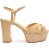 SCHUTZ Women’s Keefa Platform Dress Sandal(Light Nude)