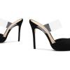 SCHUTZ Women’s Pumps(Black/Transparente)