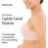 SPANX Bra-Llelujah Lightly Lined Bralette – Wire-Free, Comfortable Support – Wireless, Dig-Free Straps(Vintage Rose)
