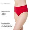 SPANX SPANXsmooth Undie-tectable Brief – Comfortable Core Control – Invisible Shapewear Underwear – No Visible Panty Lines(Spanx Red)