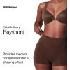SPANXshape ExtraOrdinary Boyshort – Sculpting Compression – Women’s Shapewear Underwear – Recycled Nylon Fabric Blend(Chestnut Brown)