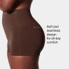 SPANXshape ExtraOrdinary Boyshort – Sculpting Compression – Women’s Shapewear Underwear – Recycled Nylon Fabric Blend(Chestnut Brown)
