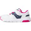Saucony Kids’ Jazz Lite 2.0 Sneakers(White/Navy/Pink)