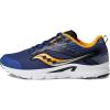 Saucony Unisex-Child Axon Running Shoe(Navy/Gold)