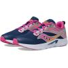 Saucony Unisex-Child Axon Running Shoe(Navy/Pink)