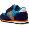 Saucony Unisex-Child Baby Jazz Hook & Loop Seasonal Sneaker(Navy/Teal/Orange)