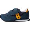 Saucony Unisex-Child Baby Jazz Hook & Loop Seasonal Sneaker(Navy/Yellow)