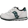 Saucony Unisex-Child Baby Jazz Hook & Loop Seasonal Sneaker(White/Green)