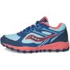 Saucony Unisex-Child Cohesion Tr14 Lace to Toe(Aqua/Coral)