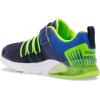 Saucony Unisex-Child Flash Glow 2.0 Sneaker(Navy/Green)