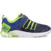 Saucony Unisex-Child Flash Glow 2.0 Sneaker(Navy/Green)