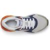 Saucony Unisex-Child Wind 2.0(Grey/Navy/Orange)