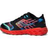 Saucony Unisex-Child Wind 2.0(Neon/Black/Red)