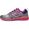 Saucony Unisex-Child Wind Shield 2.0 Running Shoe(Grey/Pink/Navy)