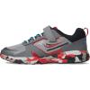 Saucony unisex-child Wind Shield a/CRunning Shoe(Grey/Red)