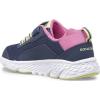Saucony unisex-child Wind Shield a/CRunning Shoe(Navy/Green/Pink)