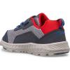 Saucony unisex-child Wind Shield a/CRunning Shoe(Navy/Grey/Red)