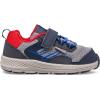 Saucony unisex-child Wind Shield a/CRunning Shoe(Navy/Grey/Red)