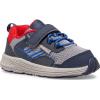 Saucony unisex-child Wind Shield a/CRunning Shoe(Navy/Grey/Red)
