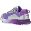 Saucony unisex-child Wind Shield a/CRunning Shoe(Silver/Purple)