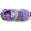 Saucony unisex-child Wind Shield a/CRunning Shoe(Silver/Purple)