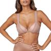 Bra-llelujah!® Illusion Lace Full Coverage Bra(Cafe Au Lait/Vintage Rose)