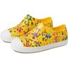 Native Shoes Kids Unisex Jefferson Sugarlite Print (Little Kid)(Crayon Yellow/Shell White/Victoria Robuddies)