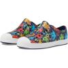 Native Shoes Kids Unisex Jefferson Sugarlite Print (Little Kid)(Regatta Blue/Shell White/Resting Laflame Critters)