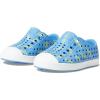 Native Shoes Kids Unisex Jefferson Sugarlite Print (Little Kid)(Resting Blue/Shell White/Celery Lightning)