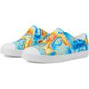 Native Shoes Kids Unisex Jefferson Sugarlite Print (Little Kid)(Shell White/Shell White/Laflame Thermal)