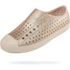 Native Shoes Unisex-Adult Jefferson Lightweight Fashion Sneaker(Rock Salt Bling/Rock Salt Pink)