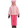Obermeyer Girls’ Ashor Jacket (Toddler/Little Big Kid)(Pink Graphic Heart)