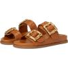SCHUTZ Women’s Enola Sporty Woven Sandal(Cuoio Brown)
