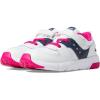 Saucony Kids’ Jazz Lite 2.0 Sneakers(White/Navy/Pink)